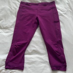 Lululemon purple 20” inseam capri